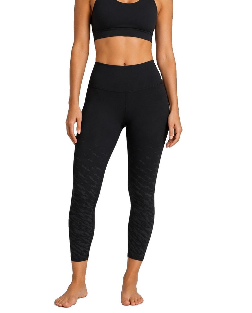Lululemon NWT Wunder Under Size 6 HR 25" Flocked Lunar New Year Leggings Black